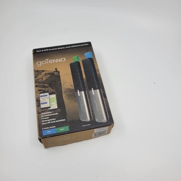 goTenna Mesh Set Off-Grid SMS And GPS Devices Blue and Green Set New, open box - Picture 2 of 11
